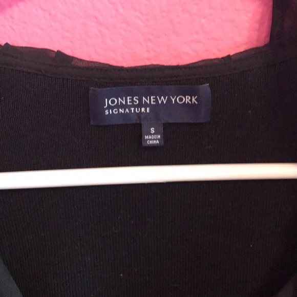 Jones New York ruffle long sleeve sweater small - Picture 3 of 8